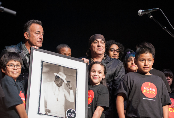 Bruce Springsteen presents Little Steven with the Big Man Of the Year Award/photo credit: Maria Ives