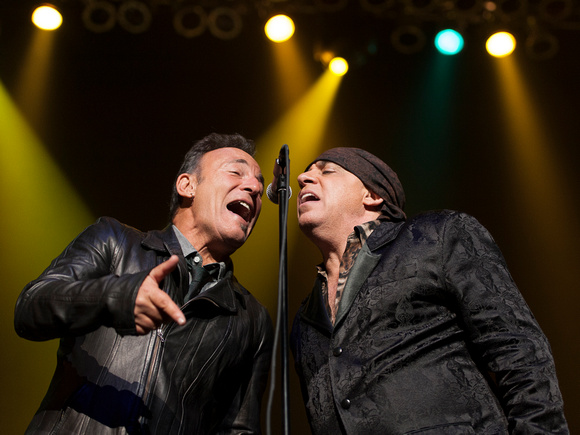 Bruce Springsteen and Steven Van Zandt  at Little Kids Rock